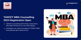 TANCET MBA/MCA Counselling 2024 Registration Open; Apply till July 4